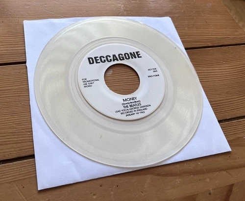 BEATLES: Money / Sure To Fall  DECCAGONE 7" Single Rare PROMO White Bootleg EX+