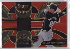2024 Panini Select Selective Swatches Red Prizm 22/99 Colson Montgomery 1n41