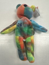 Salvino s Bamm Beano s Ken Griffey Jr 24 Tie-Dye Bear 1998 w/ Tags- Loose 1870