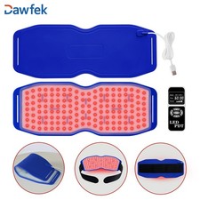 Silicone Red Light Therapy Wrap Belt Pad for Waist Back Abdomen Legs Home Use