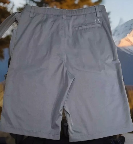Boys UNDER ARMOUR Heatgear Match Play Chino Golf Shorts Sz 20 Loose Fit - Picture 4 of 5