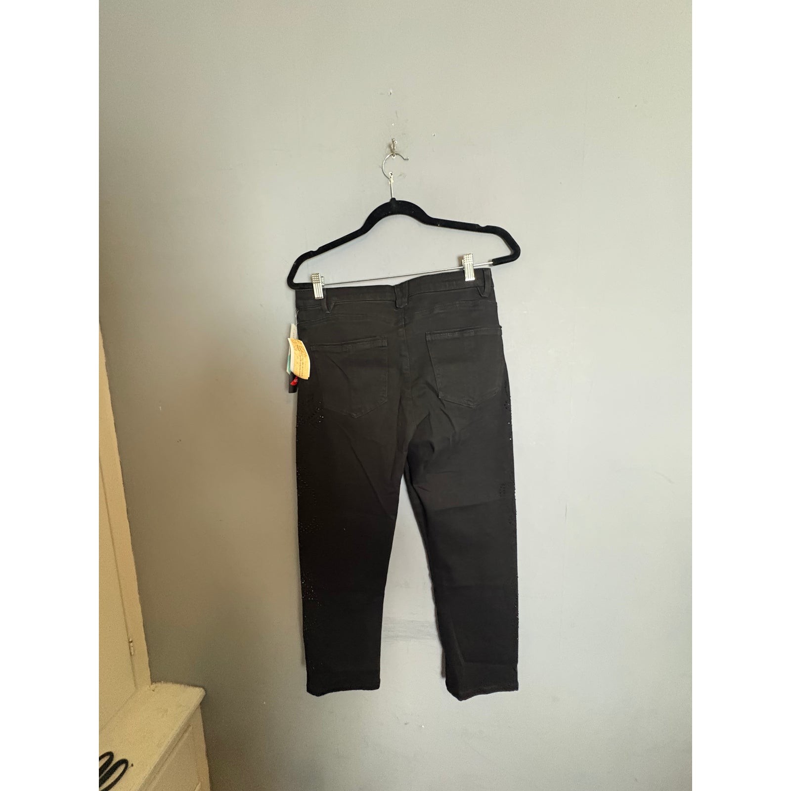 Democracy Womens Jeans 10P Black Ab Solution Embellished Rhinestone NWT ...