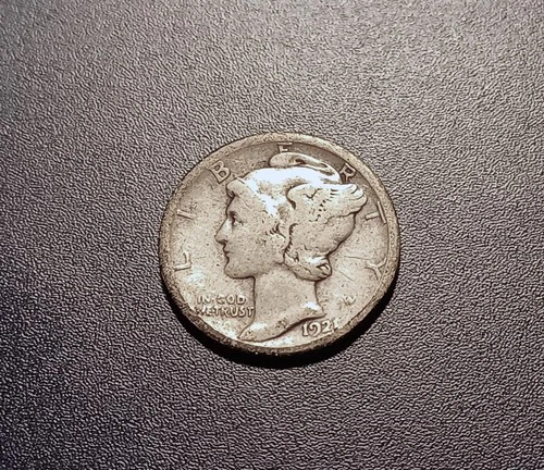 VG 1921-D Mercury Dime (semi-key date)