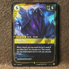 Rek'Sai Swarm Queen Alt Art 170a/221 Riftbound TCG Spiritforged NM League — live eBay listing