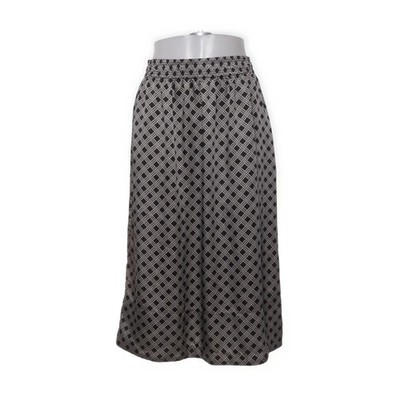 H&M, Maxirock, Größe: 36, Schwarz/Beige, Polyester, Damen #Ymj