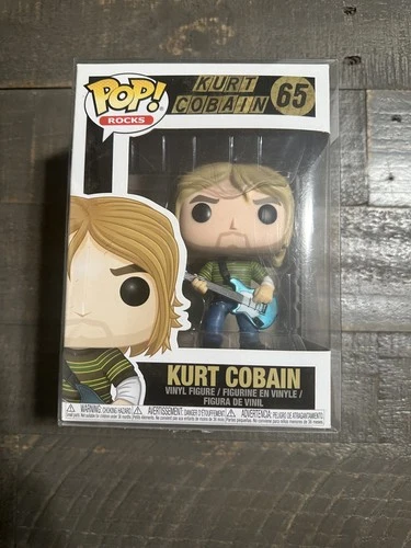 Funko Pop Rocks: Kurt Cobain #65 Vinyl Figure 2017 Nirvana Collectible