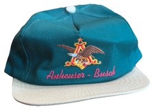Vintage Anheuser-Busch Stylemaster SnapBack Cap Hat Made In USA