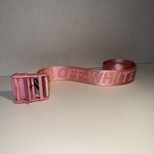 Industrial Belt Off-White Pink, One Size Made In Italy Authentic Virgil Abloh