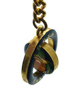 Vintage South Carolina Peach Revolving Keychain Keyring — photo 3