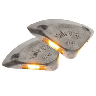 2 x Hula Warnblinkleuchte LED 12/24V Master & Slave Dhollandia Sörensen