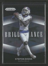 Stefon Diggs 2021 Panini Prizm #B-18 Brilliance Buffalo Bills