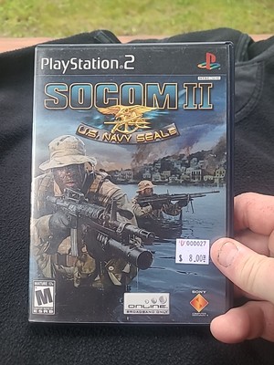 Sony Playstation 2 Socom II US Navy Seals Game Disc With Case V000027