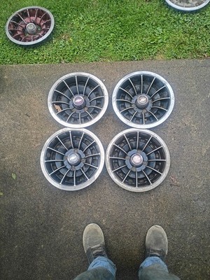 1975-1980 Chevy Monza 13'' Hubcaps OEM Set Of 4 (Set 4)
