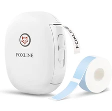 F10 Label Maker Machine Bluetooth Portable Thermal Mini Printer White