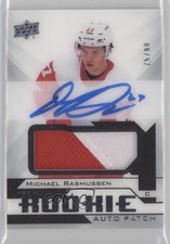 2018-19 Upper Deck Premier Acetate Rookie 75/99 Michael Rasmussen Patch Auto w4h