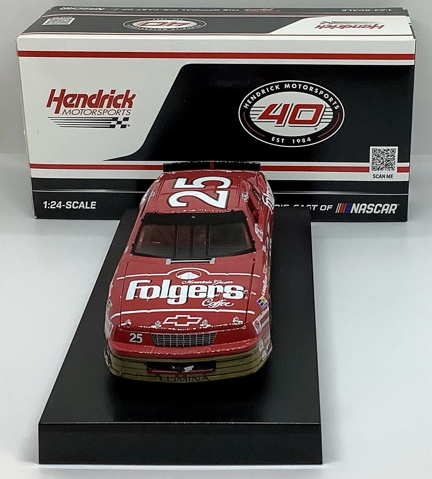 1989 1/24 #25 Ken Schrader “Folgers” Charlotte Win Lumina- 1 of 600 SD Shipping - Image 3 of 4