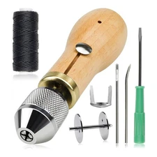 Professional Leather Sail Canvas Speedy Stitcher DIY Sewing Awl Repair Tool Kits