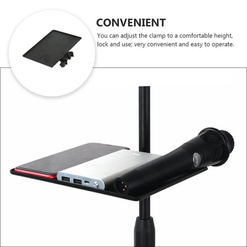 2 Pieces Mobile Phone Live Tripod Microphone Sound Card Tray Stand Clamp Work - 第 9/12 張圖片