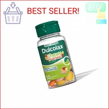 Dulcolax Saline Laxative Chewy Fruit Bites, Fast Acting Laxative & Gentle Consti