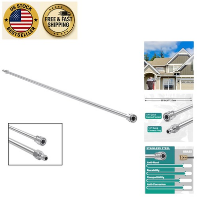 #ad #ad 60 Inch Universal Pressure Washer Wand with 4000 PSI Capacity for Tough Jobs $50.99