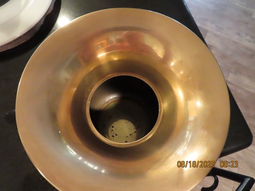 Vintage Wells Fargo & Co. Express SF Division Spitoon Solid Brass 10" x 9" - Picture 8 of 8