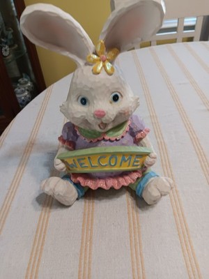 Easter Welcome Bunny 10 Inches Tall