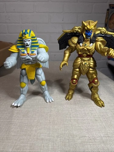 1993 Bandai Vintage Power Rangers King Sphinx & Goldar Lot