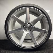  One Vossen Cv3 Silver Wheel Wtire Cap 20x10.5 Et30 5x112