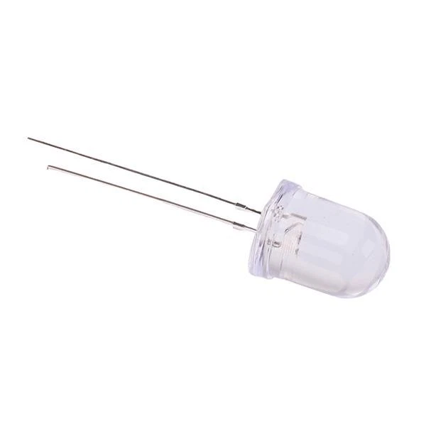 10 x gelbe 10 mm klare runde LED 45° 2000mcd - Bild 1 von 1