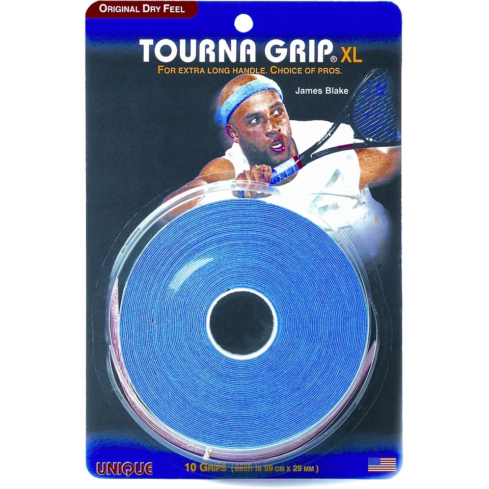 Tourna Grip Xl 10er Pack Tennisovergrip blau - Bild 1 von 1