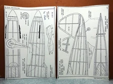 MIKOYAN MiG-3 BALSA FREE FLIGHT MODEL AIRPLANE PLANS 23" WINGSPAN