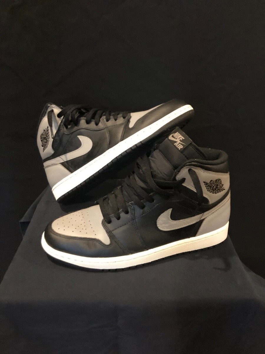 シューズ(男性用) Nike Air Jordan 1 Retro High Shadow 2013 Nike Air Jordan 1 Retro High OG Shadow 2013 Black Soft Grey 555088