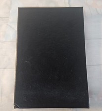 Restaurant Black Vinyl 6 Page Menu Cover Folder Holds 5.5" x 8.5" Sheets FANCY