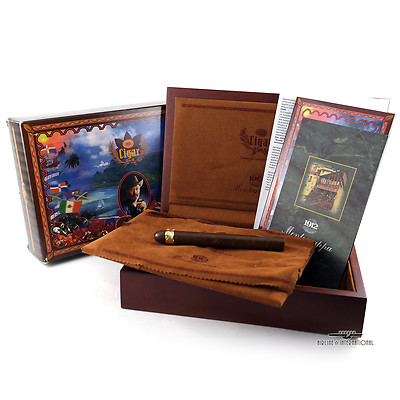 Montegrappa Limited Edition Solid Gold Cigar Fountain Pen #0092
