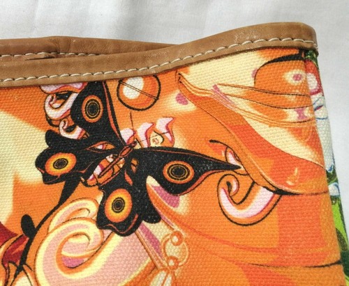 Auténtico Bolso de Mano Longchamp x ME COMPANY Estampado Botánico Edición Limitada Usado - Imagen 7 de 21
