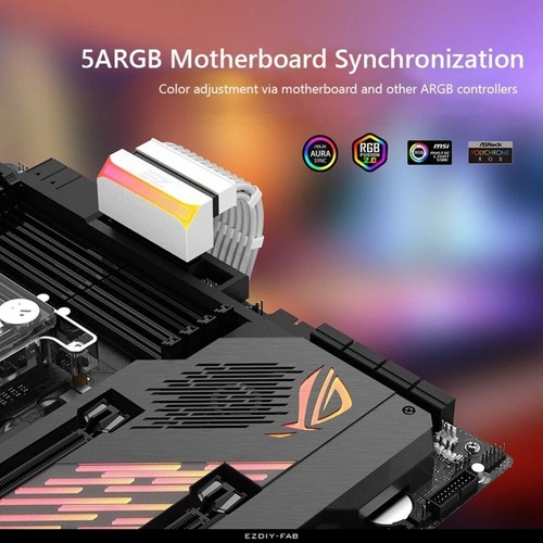 ARGB Power Plug Adapter Mainboard Motherboard Power Supply Cable Desktop - Afbeelding 5 van 16
