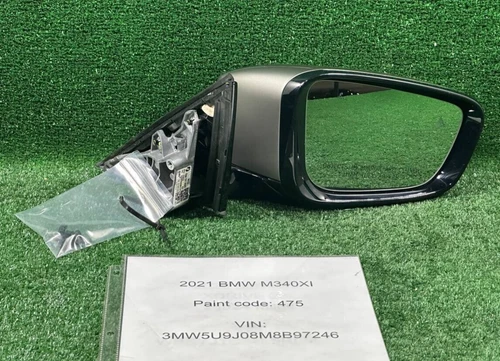 2019-2025 BMW M340 330i G20 RIGHT PASSENGER SIDE DOOR MIRROR OEM 2241063002