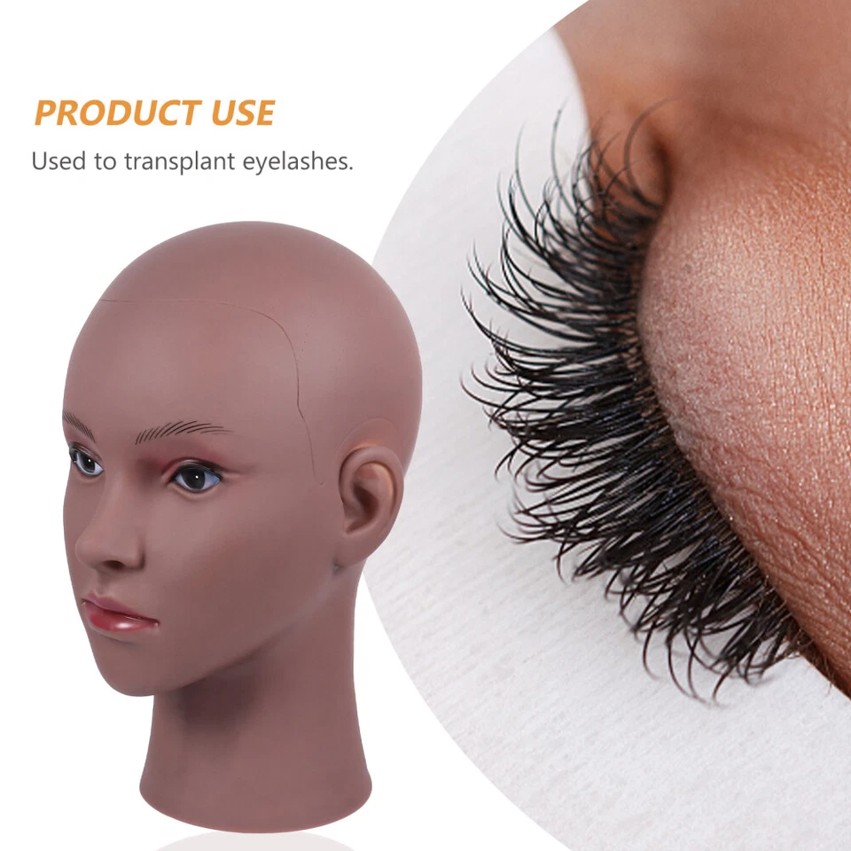 Perückenmodellkopfständer Mann Kopfmodell Für Hüte Hutanzeige Kuppel - Bild 3 von 4