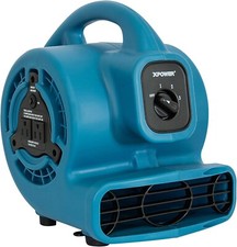 Powerful Fan Air Blower For Cooling Shop Garage Floor Carpet Dryer Quiet Compact