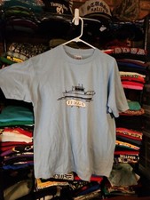 Vintage 1984 Hanes Fifty Fifty USA Made Frigga Yacht L T Shirt