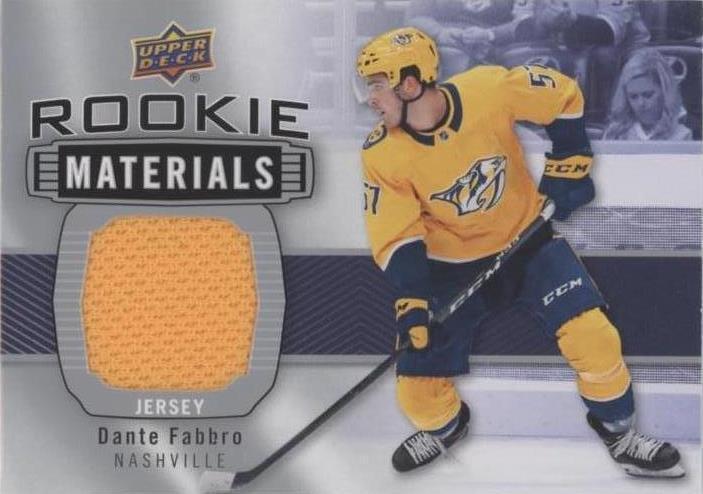2019-20 Upper Deck - Dante Fabbro #RM-DF - 1 of 1