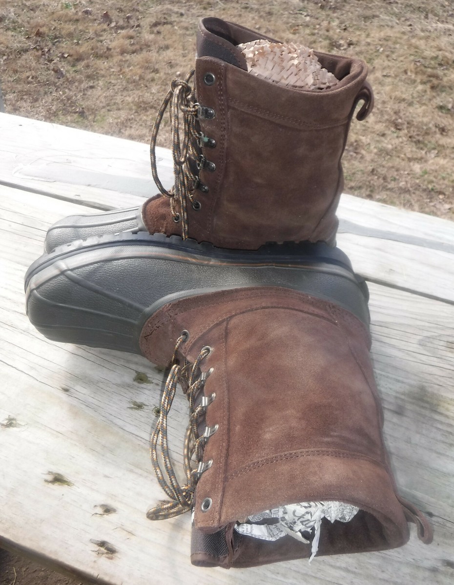 Donner Mountain Men\'s Waterproof Black and Tan Boots Size 11M s-l400.jpg main image 4