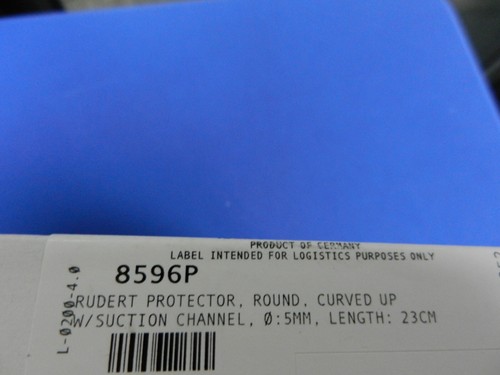 F160 Storz 8596P Protezione timone tondo curvo con canale di aspirazione NUOVO! - Foto 3 di 3