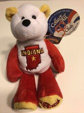 Limited Treasures Coin Bear, 50 Club Indiana, 2002 New With Tag