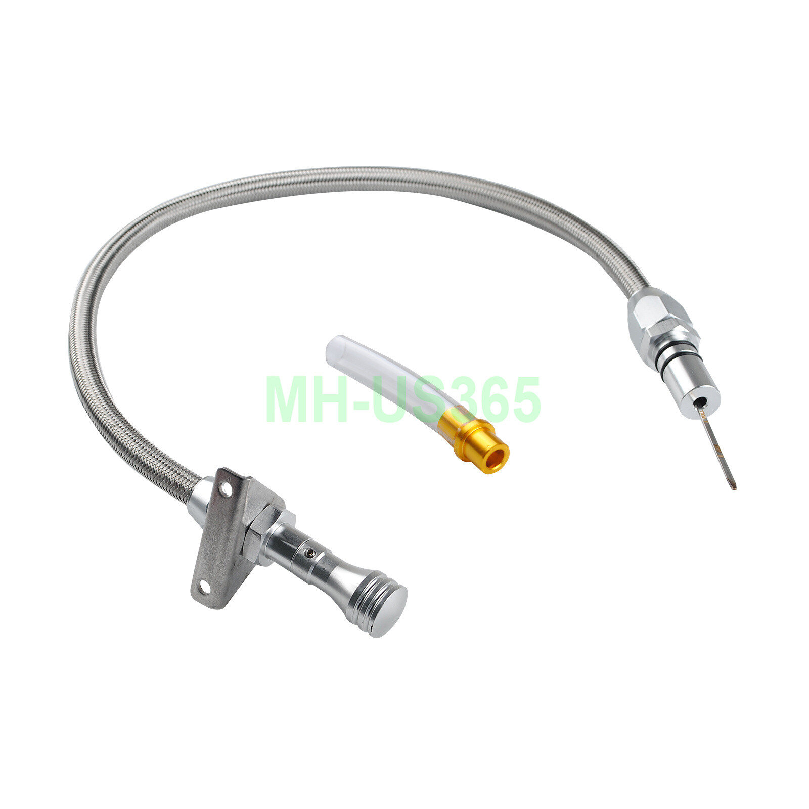 Stainless Flexible Dipstick for GM TH400 TH350 Turbo Transmission SBC