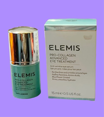 Casa rodante ELEMIS Pro-Collagen Advanced Anti-Envejecimiento Tratamiento de Ojos suero 0,5 fl oz nuevo en caja $75 - Imagen 13 de 18