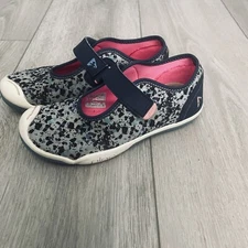 Plae Chloe Star Dust Blue Walker Shoes Mary Janes Toddler Girls Size 13,5