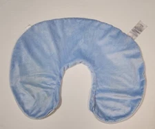 Boopy Nursing U Pillow Cover Zip Light Blue & White  Stripes Zipper Closure