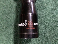 Tasco 4X32MM Scope 1" Main Tube  Made in Japan #663S