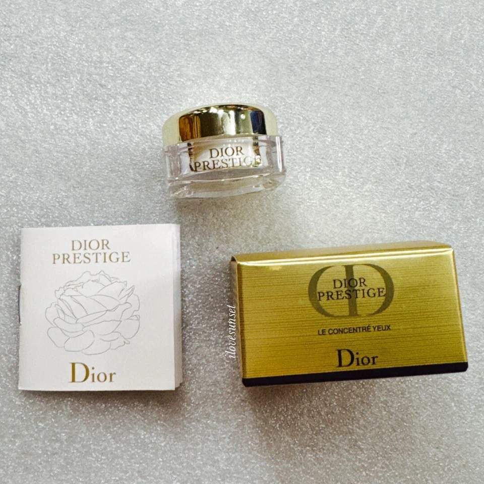 Novo na caixa {DIOR} Prestige Le Concentre Yeux creme para os olhos 0,1 oz/3 ml - Amostra / Tamanho para viagem - Imagem 2 de 4